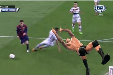 Meme-meme Lucu Jatuhnya Boateng di Camp Nou